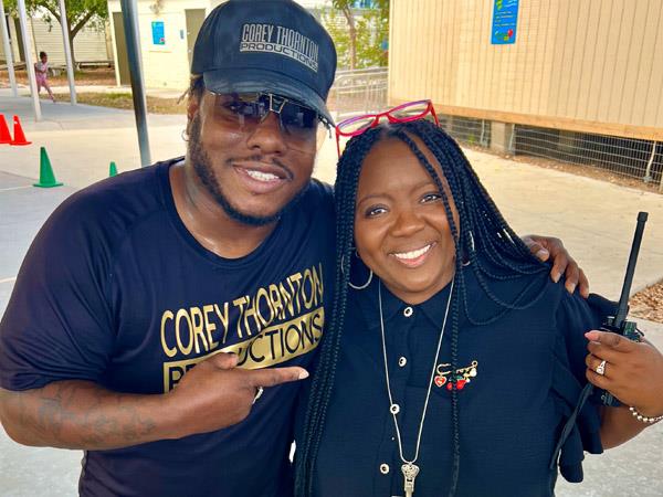 Educational Rap Artist Corey Thornton performed a FAST-Testing Pep Rally at Lakeview Fundamental Elementary School. 