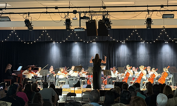 Ms. Gummerman and orchestra students at Perkins Elementary put on a fabulous show.
