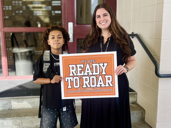 The first day of school.